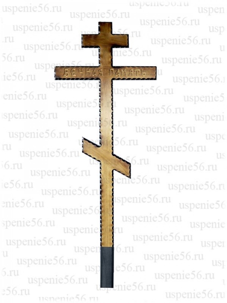 К-22 Крест 650 Вечная память, косичка, дуб (темный)