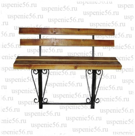 Лавка со спинкой