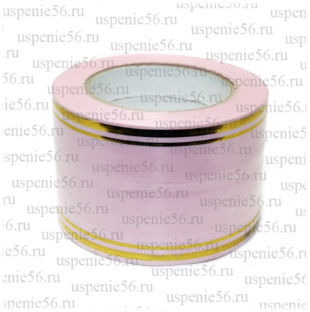 Лента с золотой или металлической полосой 8/50